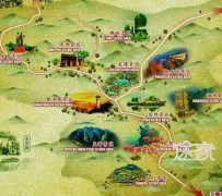 内江景点地图(长沙景点地图)