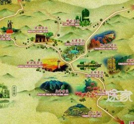 内江景点地图(长沙景点地图)